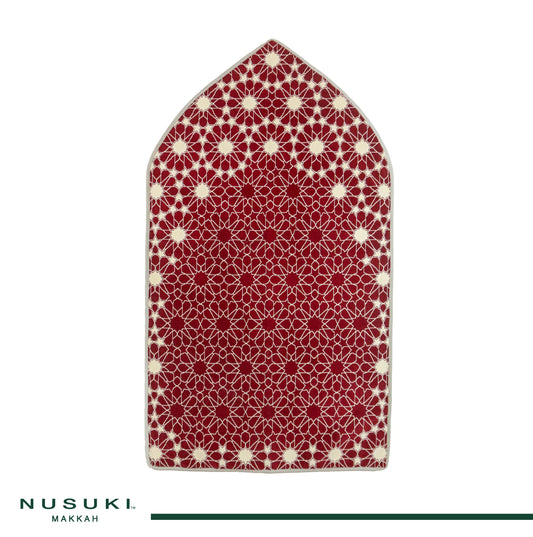 Al Andalusia Padded Prayer Mat - Red