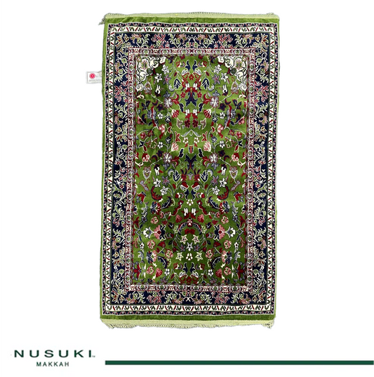 Alharam Memory Foam Prayer Mat - Green