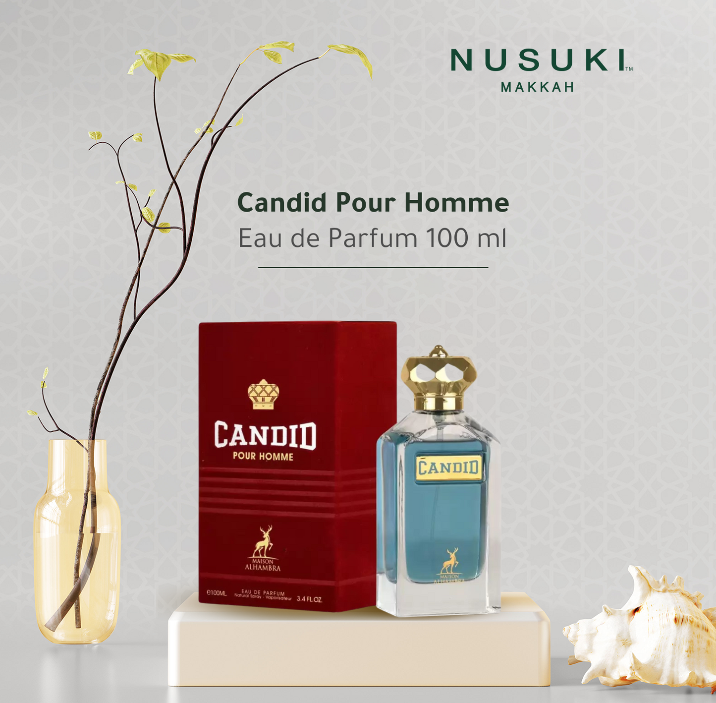 Candid Pour Homme Eau De Parfum 100ml