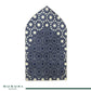 Al Andalusia Padded Prayer Mat - Petroleum Blue