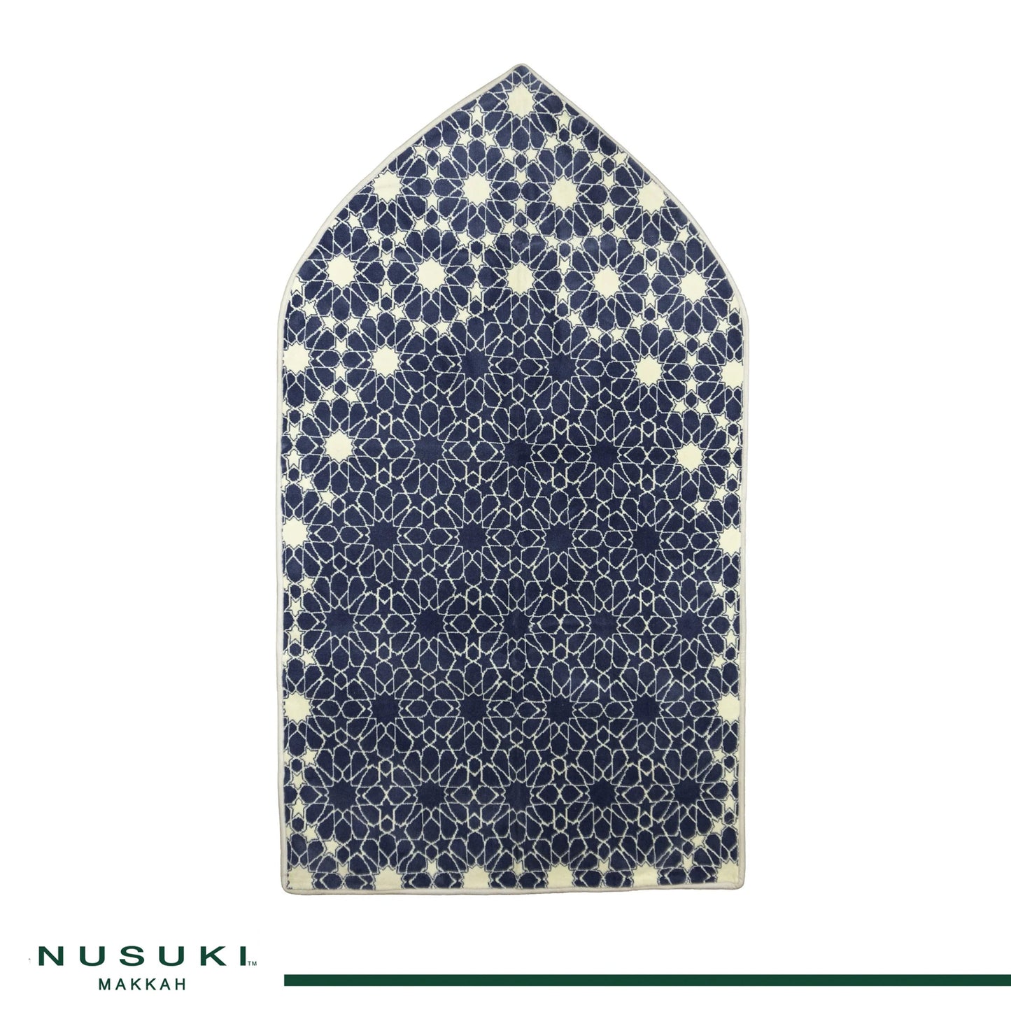 Al Andalusia Padded Prayer Mat - Petroleum Blue