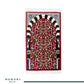 Al Rawdha Al Sharifa Prayer Mat - Red with Handbag